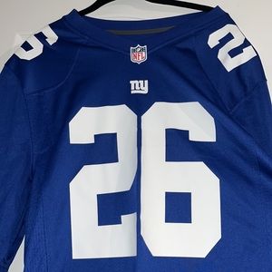 Nike NFL On Field L NY Giants Barkley Jersey